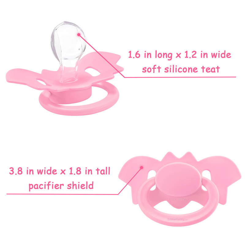 GEN-II Baby Bat Pacifier Rosy