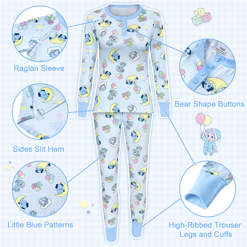 Little Blue Pajamas Set