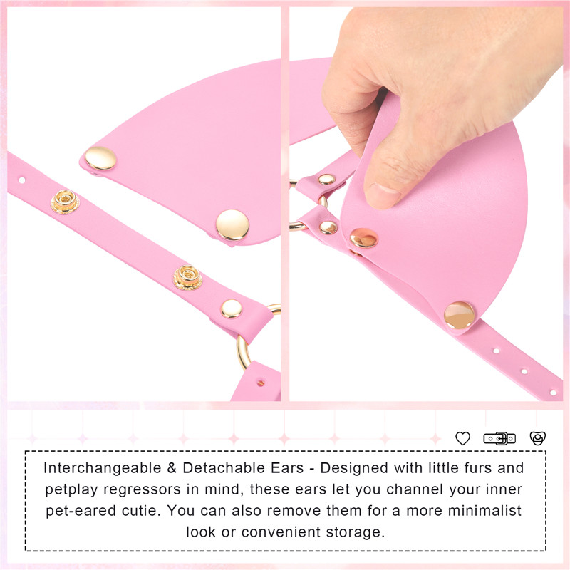 Little Furry Pacifier Petplay Head Harness