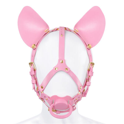 Little Furry Pacifier Petplay Head Harness