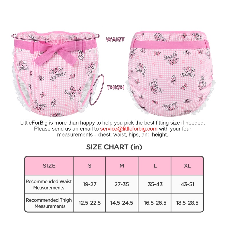 Bunnies & Bows Usagi Silky Ribbon Omutsu Japanese Diaper Cover