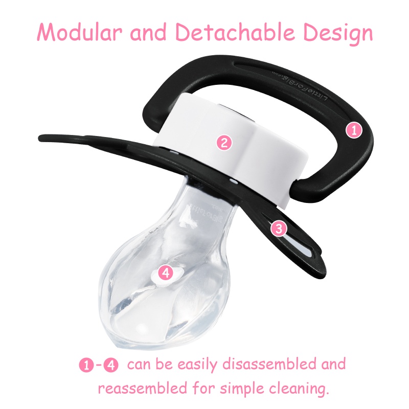 GEN-II Baby Bear Pacifier Black