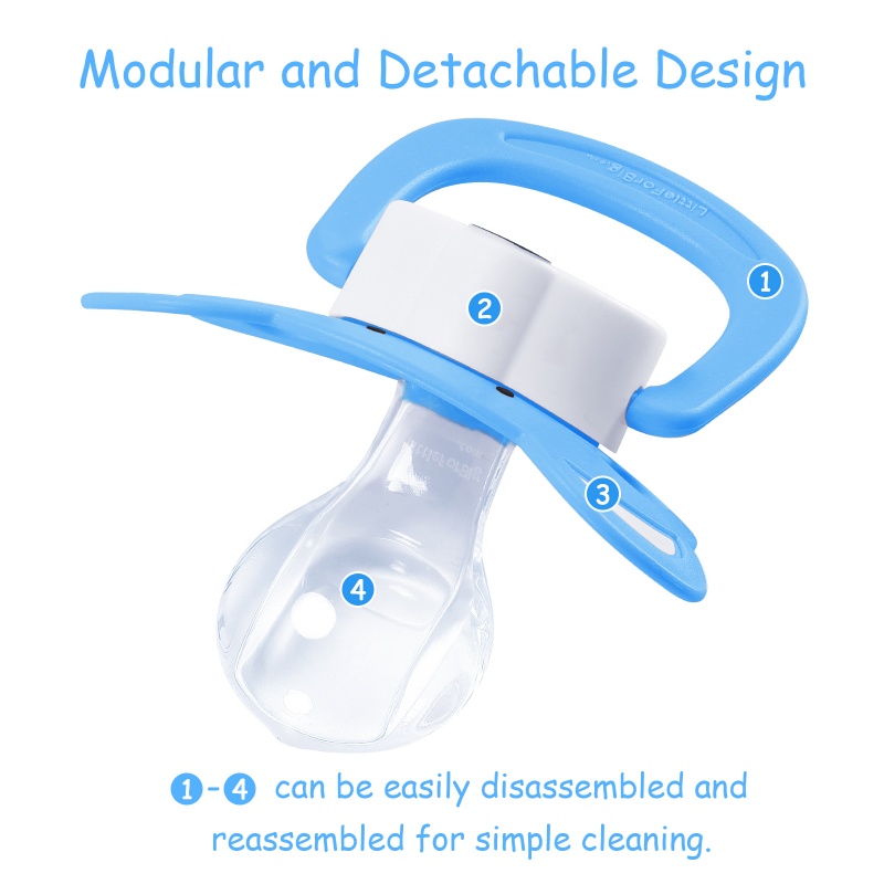 GEN-II Baby Bear Pacifier Blue