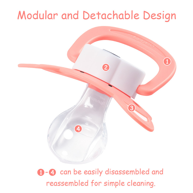 GEN-II Baby Bear Pacifier Pink