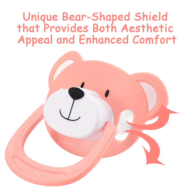 GEN-II Baby Bear Pacifier Pink