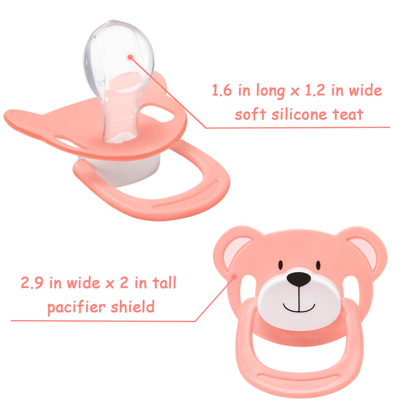 GEN-II Baby Bear Pacifier Pink