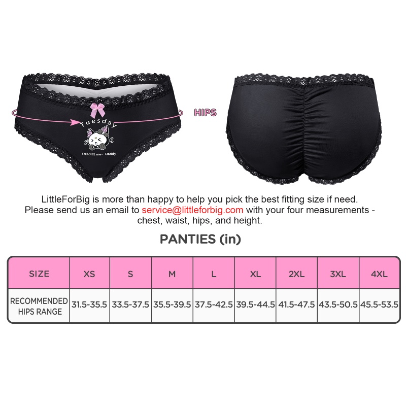 Batty Brat Days of the Week Panties Set