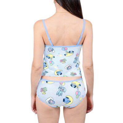 Cozy Camisole & Brief Pajama Set - Bedtime Little Blue