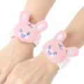 Baby Parade Wrist Rattles Pink Bunny 2-Pack