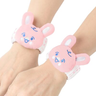 Baby Parade Wrist Rattles Pink Bunny 2-Pack