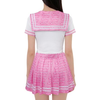 SissyUniversity Schoolgirl Onesie Skirt Set