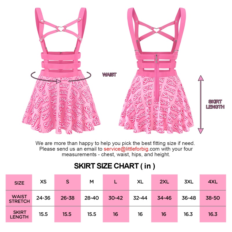 SissyUniversity Doll Bondage Harness Jumper Skirt