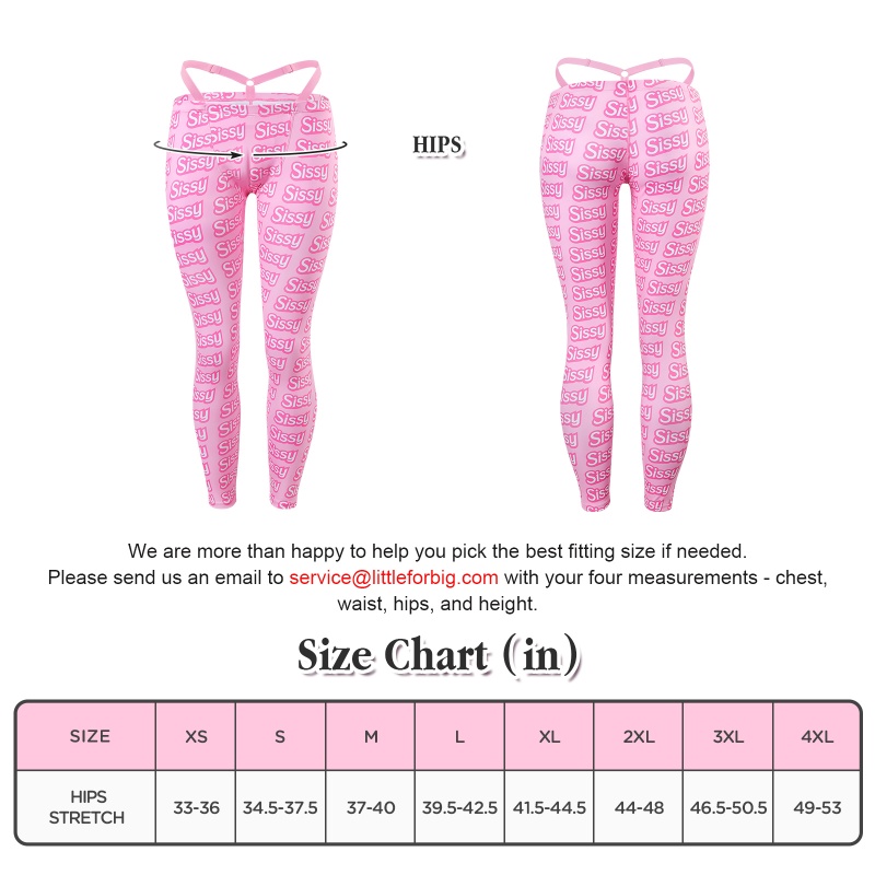 Y2K Thong Strap SissyUniversity Camel Toe Pad Tucking Gaff Yoga Pants Leggings