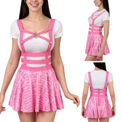 SissyUniversity Doll Bondage Harness Jumper Skirt
