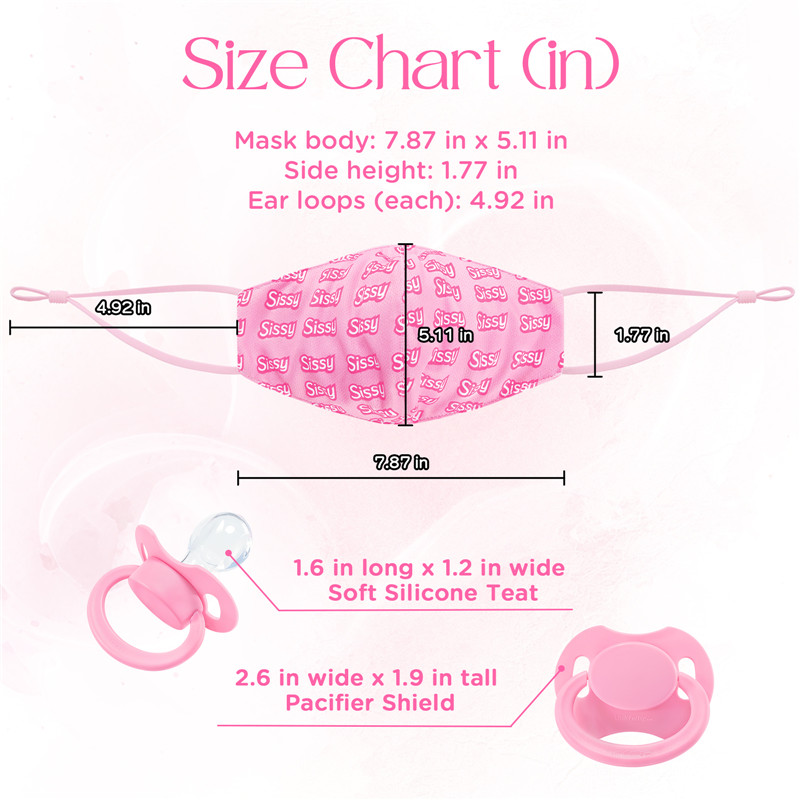 Gen II Discreet SissyUniversity Pacifier Gag