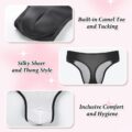 Camel Toe Tucking Gaff Brazilian Cheeky Thong Panties