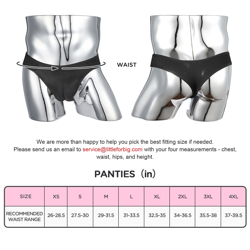 Camel Toe Tucking Gaff Brazilian Cheeky Thong Panties