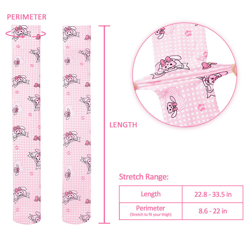 Bunnies & Bows Usagi Over the Knee Silk Stockings