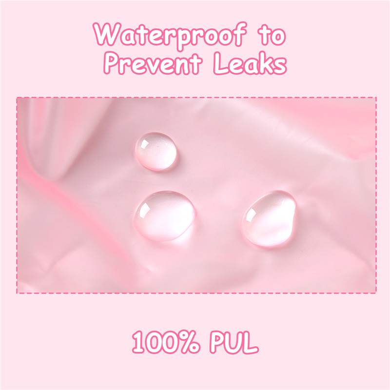 Dolly Pink Plastic Ruffle Panties