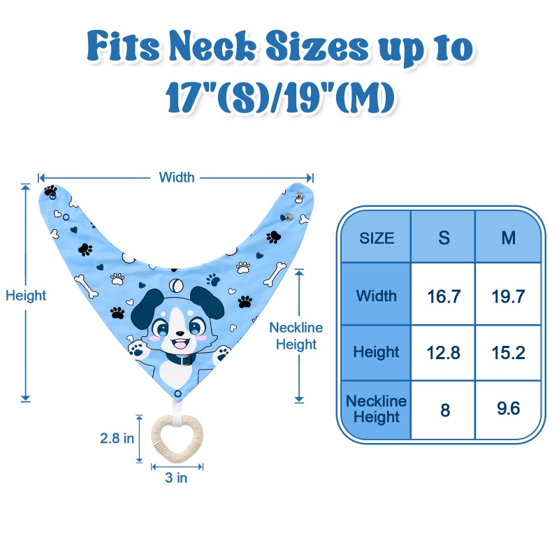 Good Boy Little Blue Chew Adult Bib