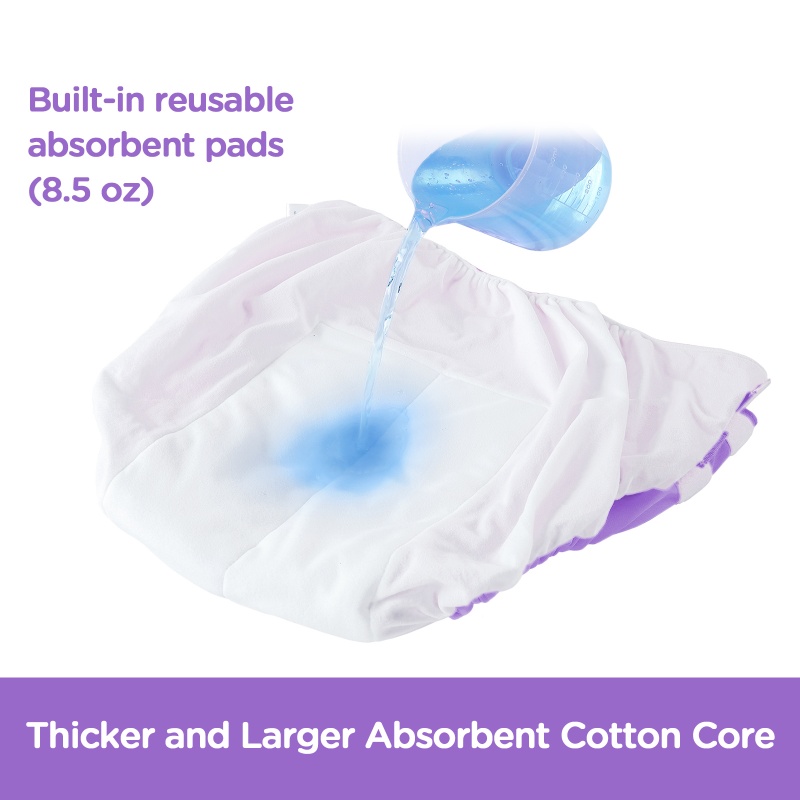 Hook-and-Loop Adult Training Pants Purple