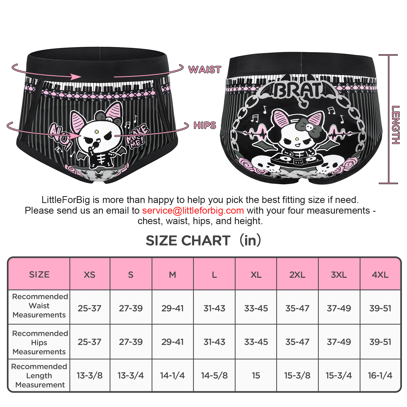 Bella Goth Brat High-Waisted Briefs Training Pants