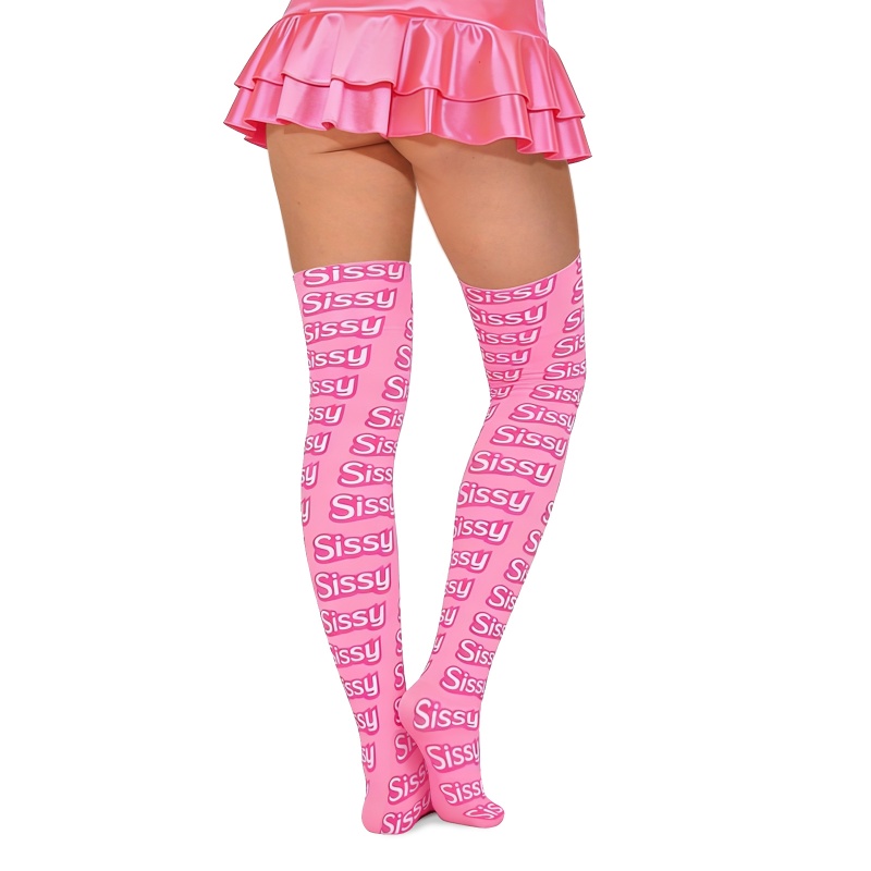 SissyUniversity Over The Knee Silk Stockings