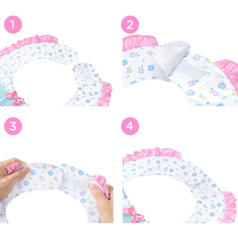 Baby Parade Big Baby Pink Ruffle Bib