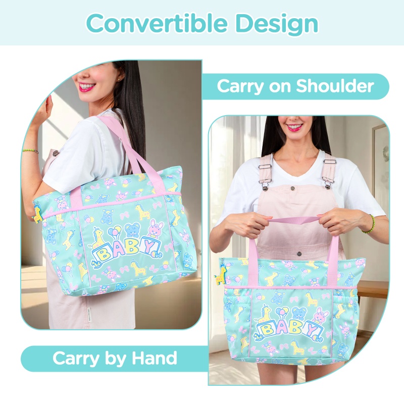 Baby Parade Overnight Diaper Bag Pink