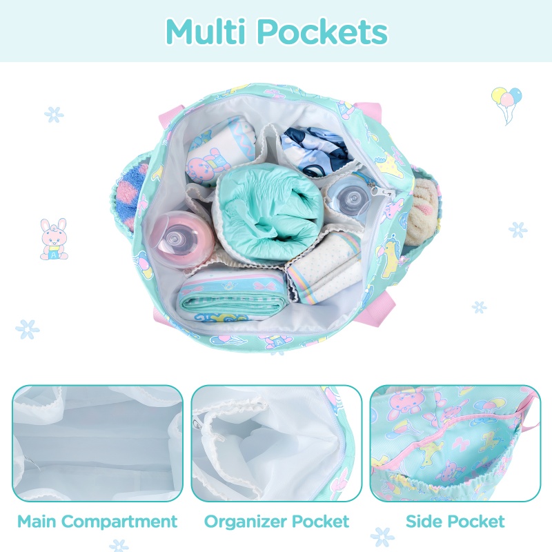 Baby Parade Overnight Diaper Bag Pink