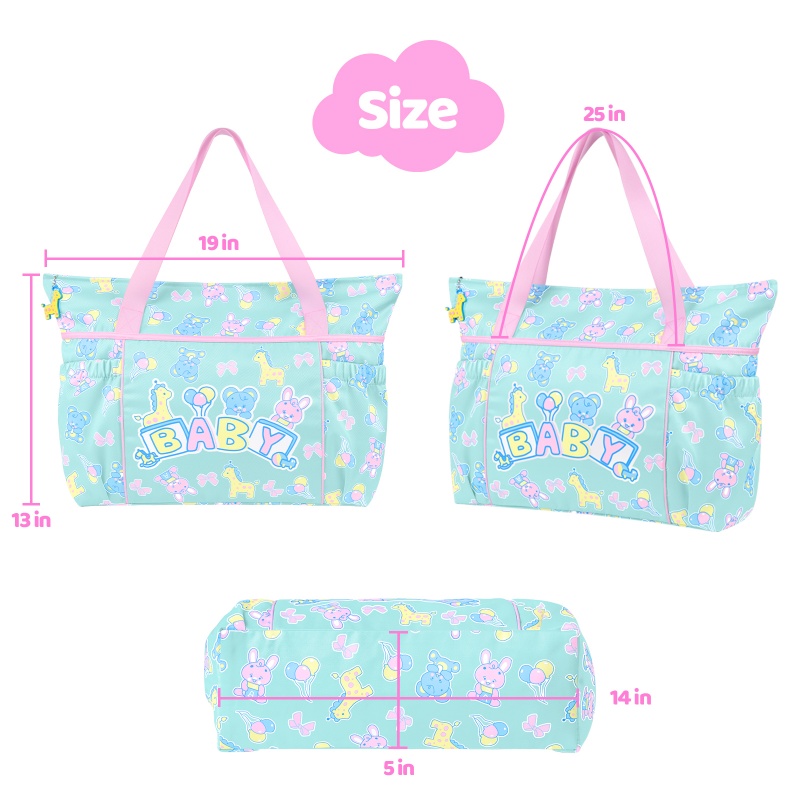 Baby Parade Overnight Diaper Bag Pink