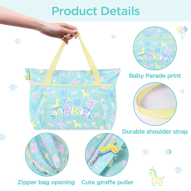 Baby Parade Overnight Diaper Bag Pink