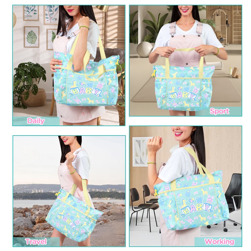 Baby Parade Overnight Diaper Bag Pink