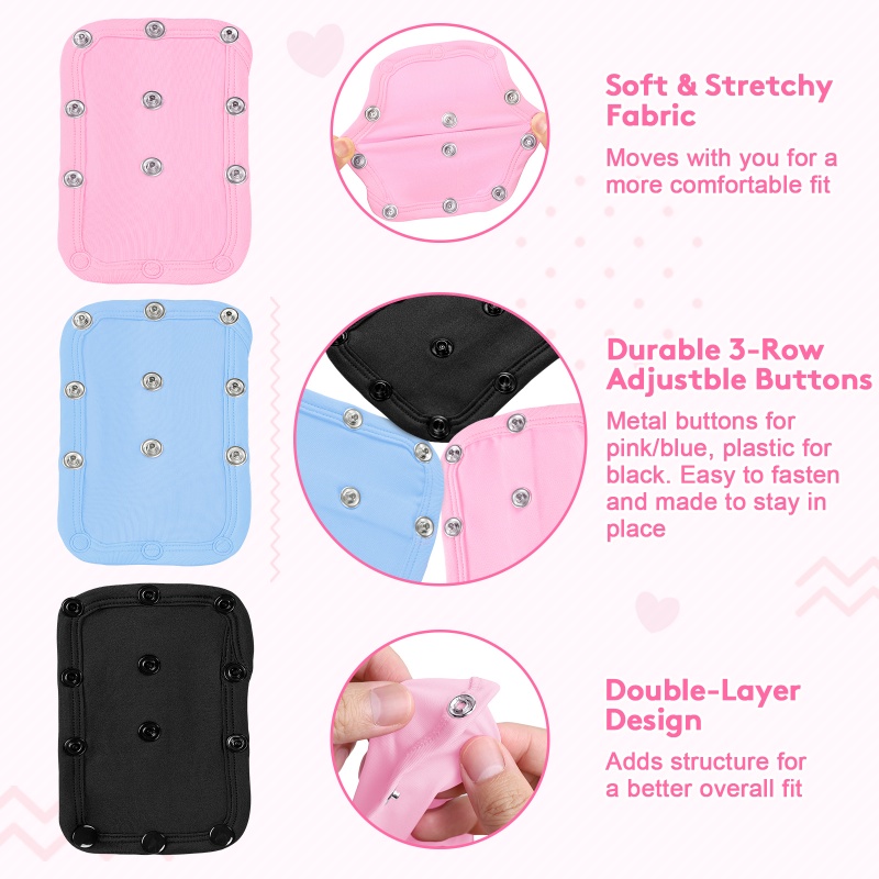Onesie Extender Assorted 3-Pack