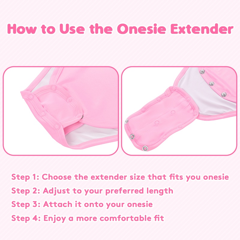 Onesie Extender Assorted 3-Pack