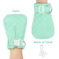 Adult Baby Soft Padded Quilted Cotton Locking Mittens