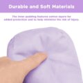 Adult Baby Soft Padded Quilted Cotton Locking Mittens