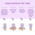 Adult Baby Soft Padded Quilted Cotton Locking Mittens