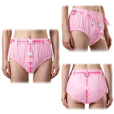 Unpotty Training Locking Chastity Diaper Cover