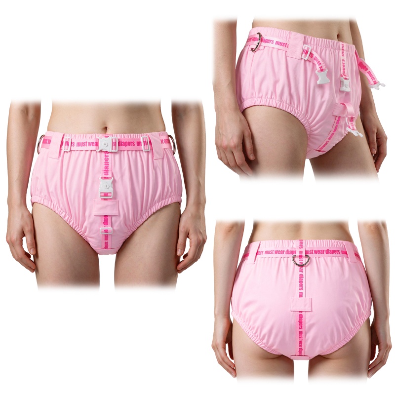 Unpotty Training Locking Chastity Diaper Cover
