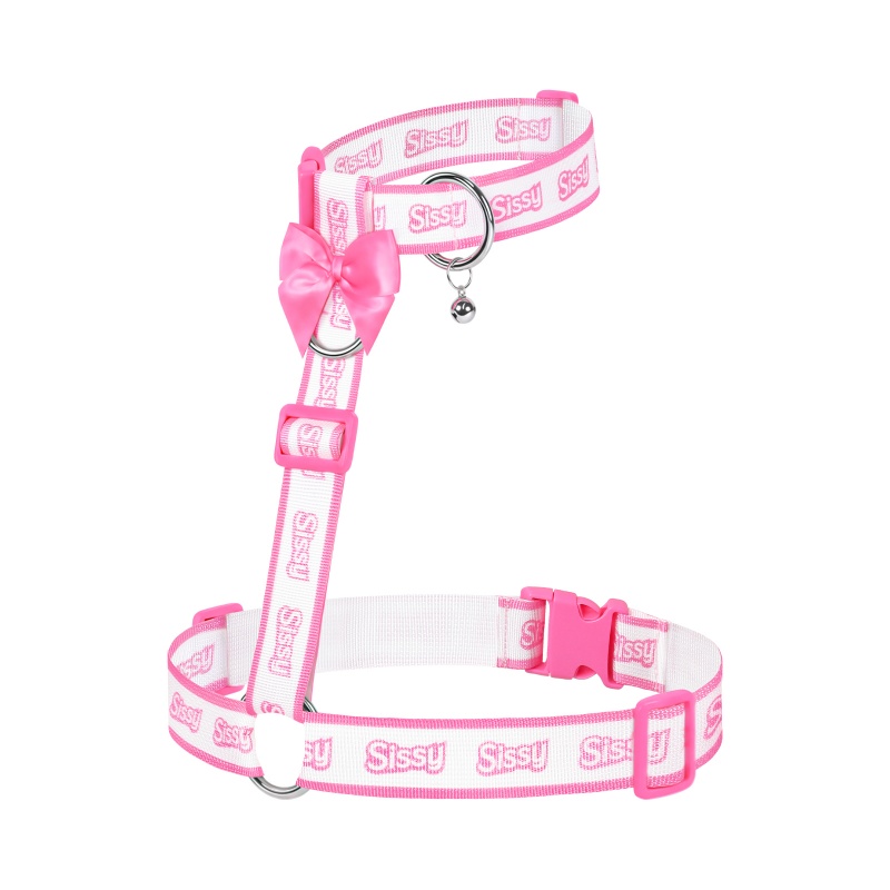 SissyUniversity Furry Petplay Collared Chest Harness
