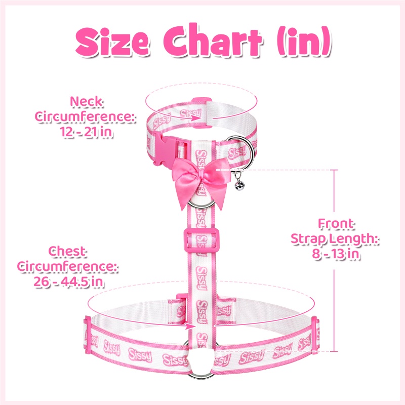 SissyUniversity Furry Petplay Collared Chest Harness