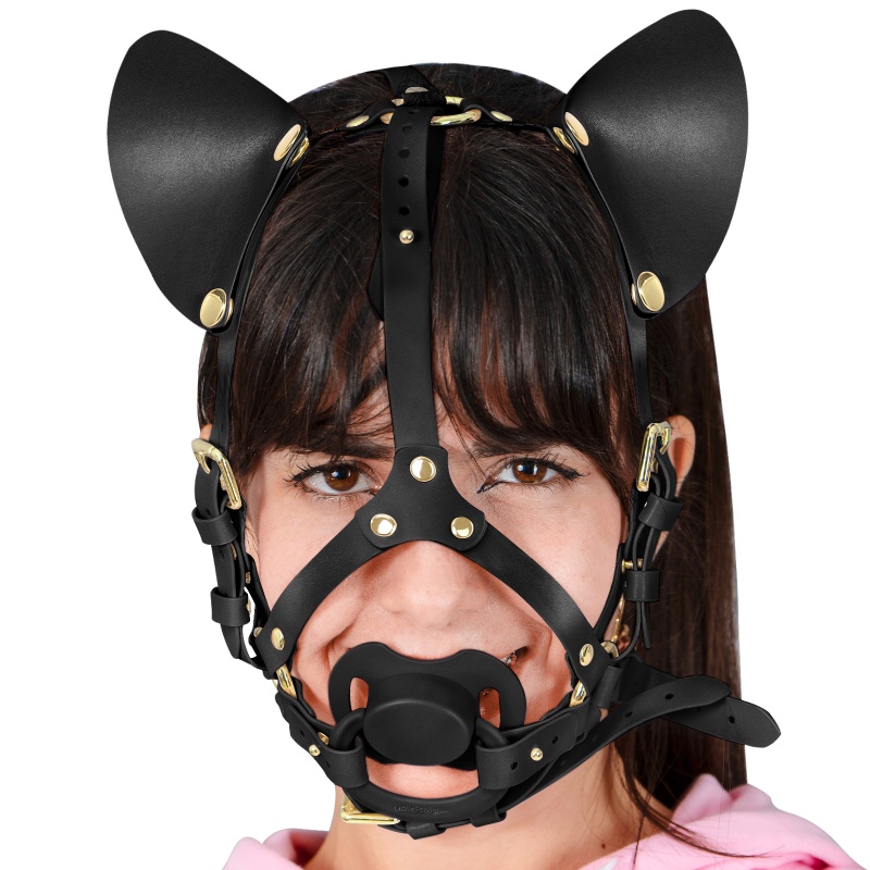 Little Furry Pacifier Petplay Head Harness