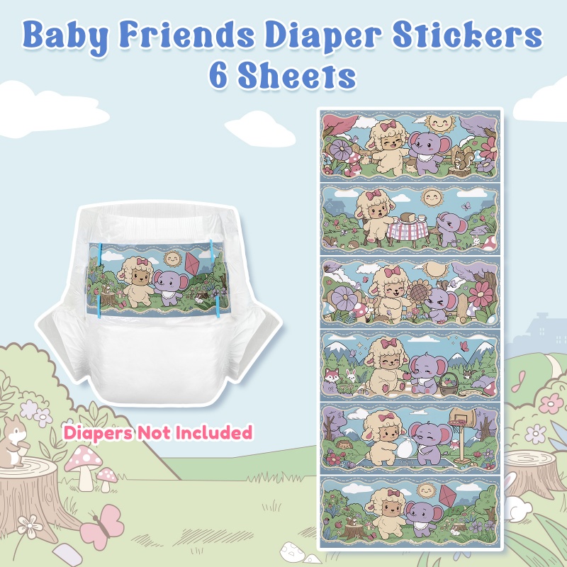 Diaper Tape Stickers