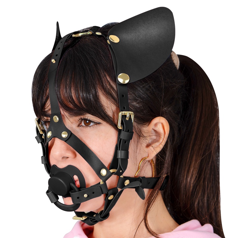 Little Furry Pacifier Petplay Head Harness