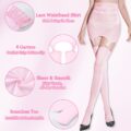 SissyUniversity Lace Sheer Garter Skirt Stockings