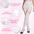SissyUniversity Lace Sheer Garter Skirt Stockings