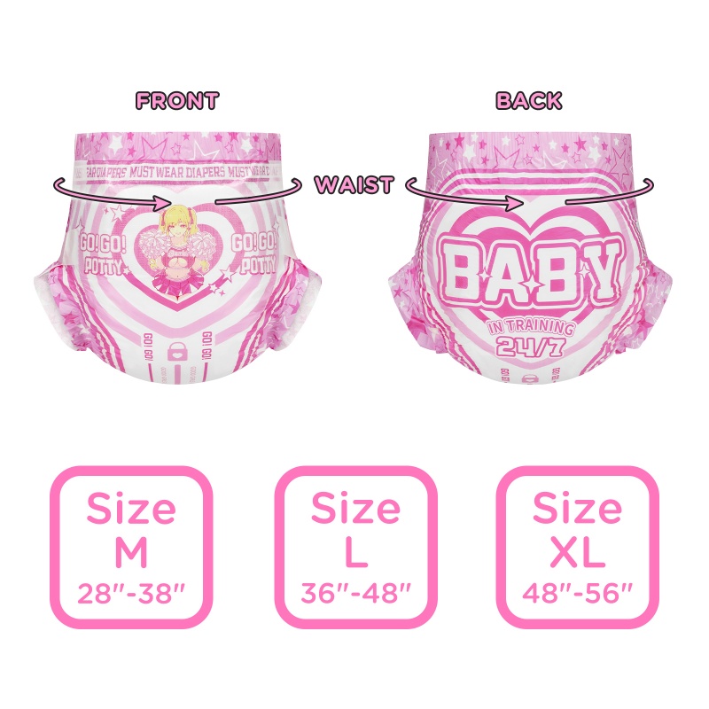 Baby in Training Ultra Absorbent Adult Diapers 10 Pieces Pack (M)/(L)/(XL)