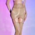 SissyUniversity Lace Sheer Garter Skirt Stockings
