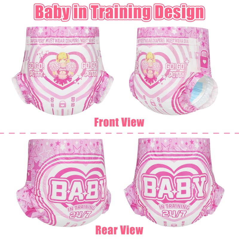 Baby in Training Ultra Absorbent Adult Diapers 10 Pieces Pack (M)/(L)/(XL)